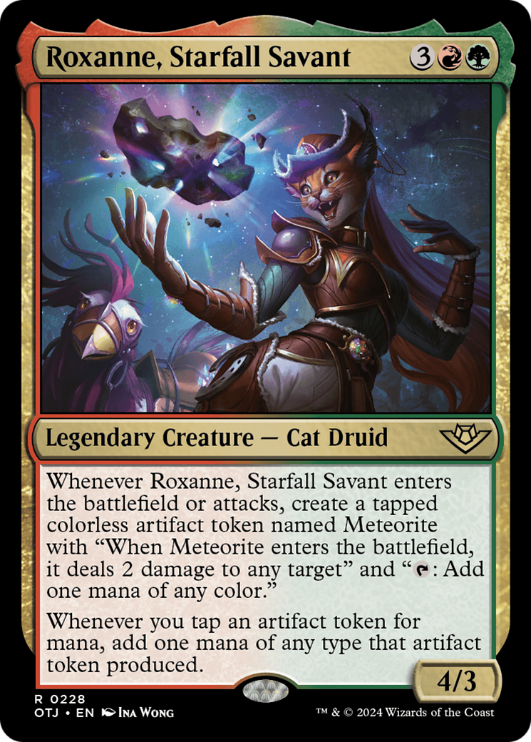 Roxanne, Starfall Savant (228) Foil - Outlaws of Thunder Junction
