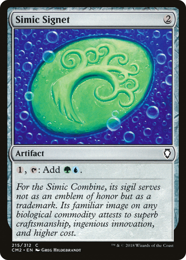 Simic Signet (215) - Commander Anthology Volume II