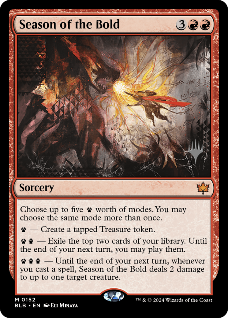 Season of the Bold (152) Foil - Bloomburrow Promos
