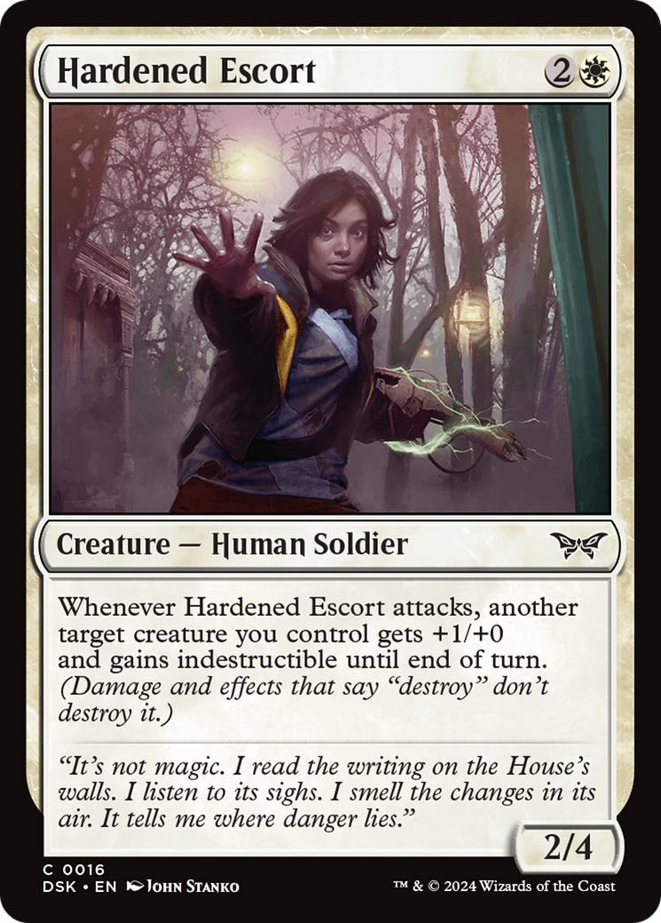 Hardened Escort (016) - Duskmourn: House of Horror