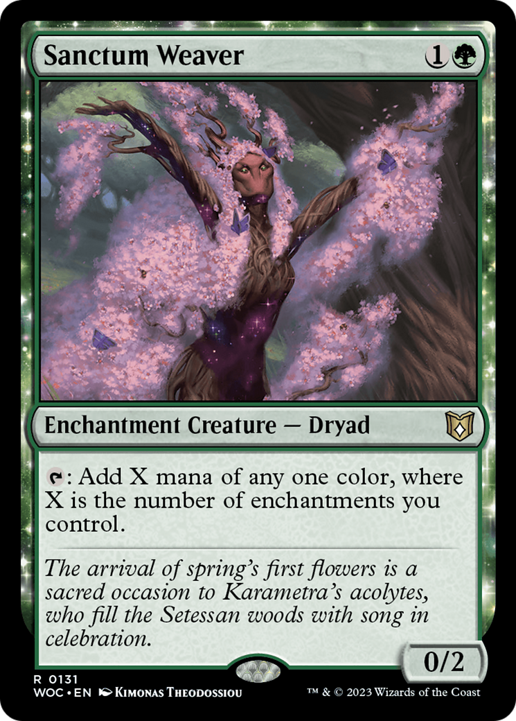 Sanctum Weaver (131) - Wilds of Eldraine Commander