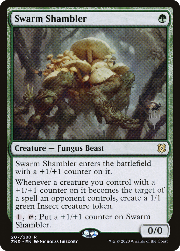 Swarm Shambler (207) Foil - Zendikar Rising Promos