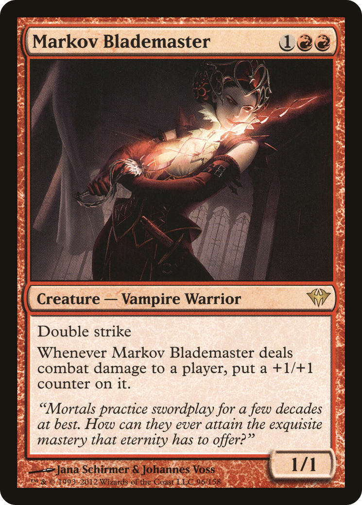 Markov Blademaster (096) Foil - Dark Ascension