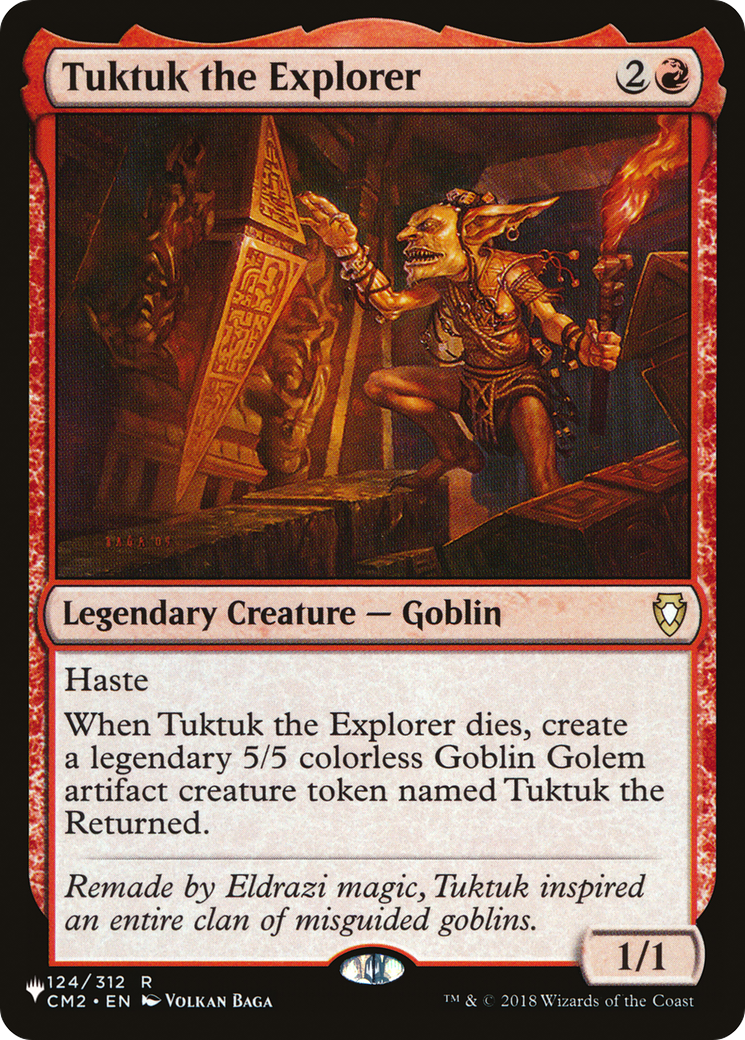 Tuktuk the Explorer (CM2-124) - The List