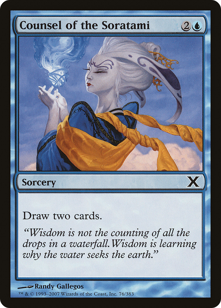 Counsel of the Soratami (076) Foil - Tenth Edition