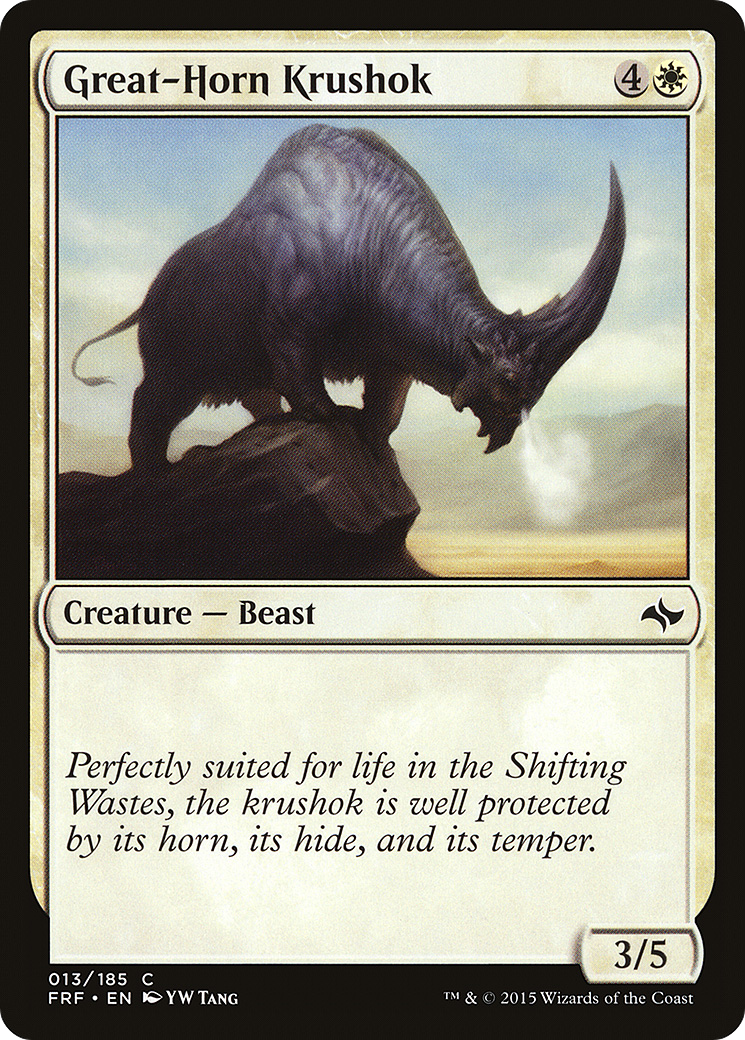 Great-Horn Krushok (013) - Fate Reforged
