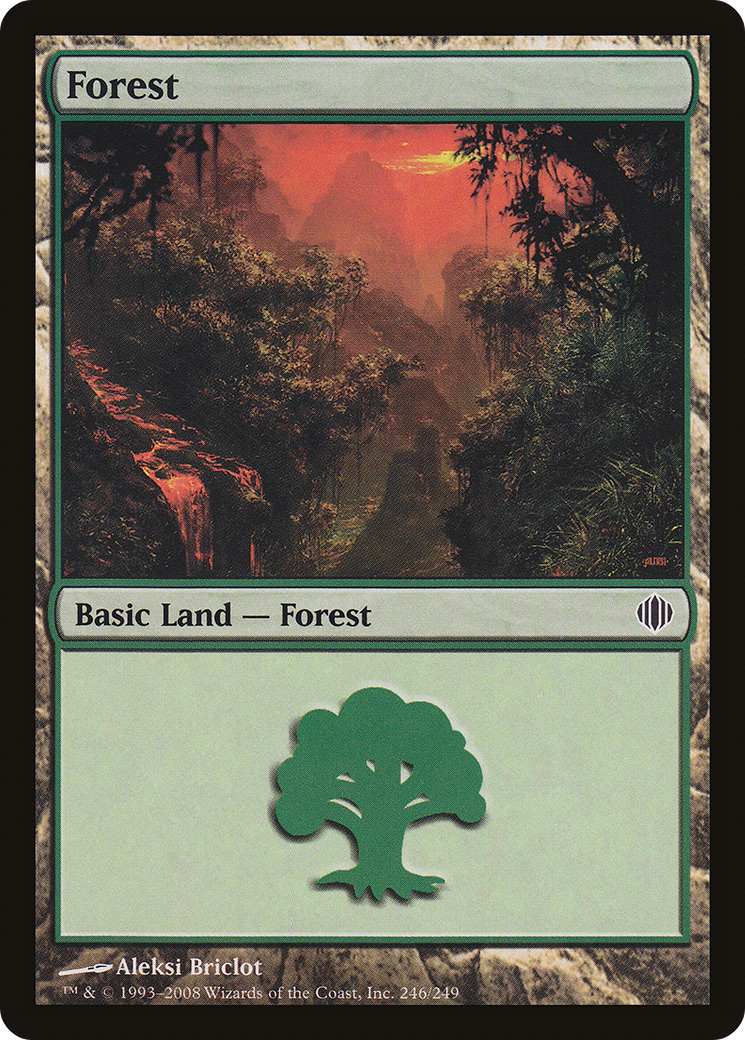 Forest (246) Foil - Shards of Alara