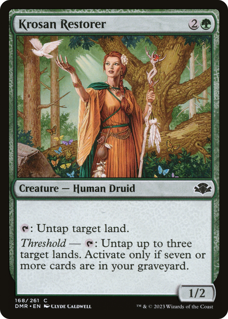 Krosan Restorer (168) Foil - Dominaria Remastered