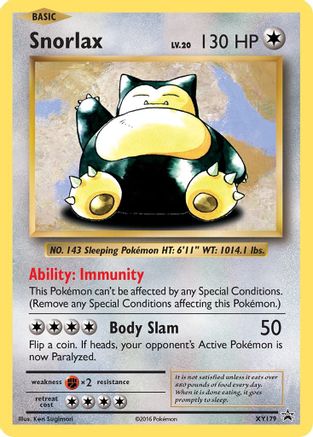 Snorlax - XY179 (XY179) Holofoil - XY Promos