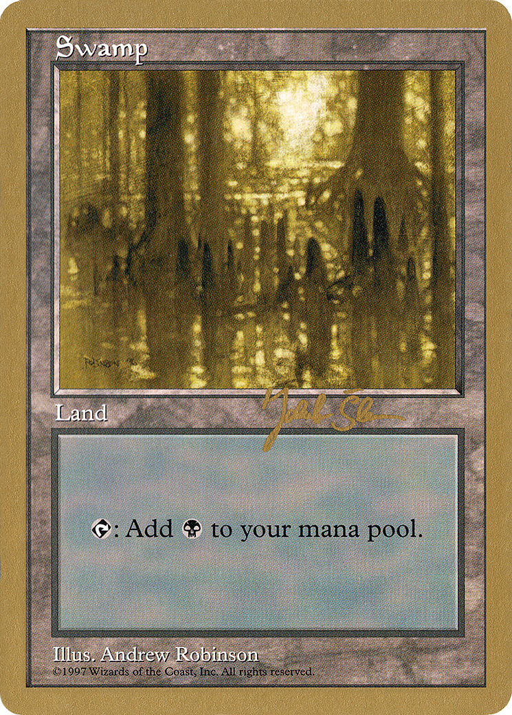 Swamp (442) - 1997 Jakub Slemr (5ED) (Retro) - World Championship Decks 1997