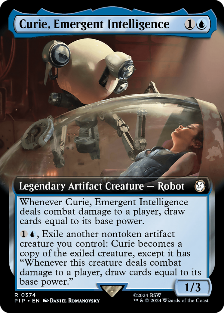 Curie, Emergent Intelligence (Extended Art) (374) Foil - Fallout