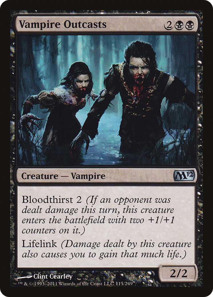 Vampire Outcasts (115) Foil - Magic 2012