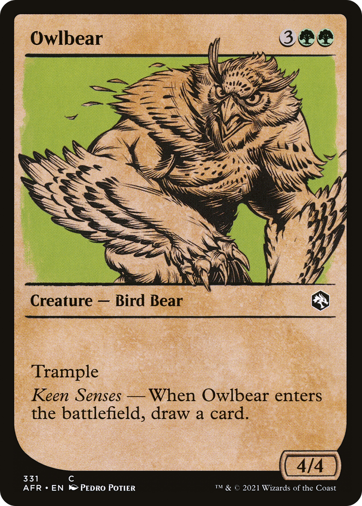 Owlbear (Showcase) (331) - Adventures in the Forgotten Realms