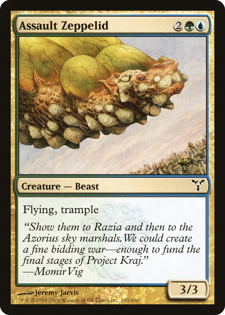 Assault Zeppelid (103) Foil - Dissension