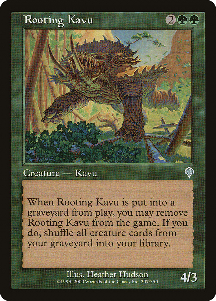 Rooting Kavu (207) Foil - Invasion