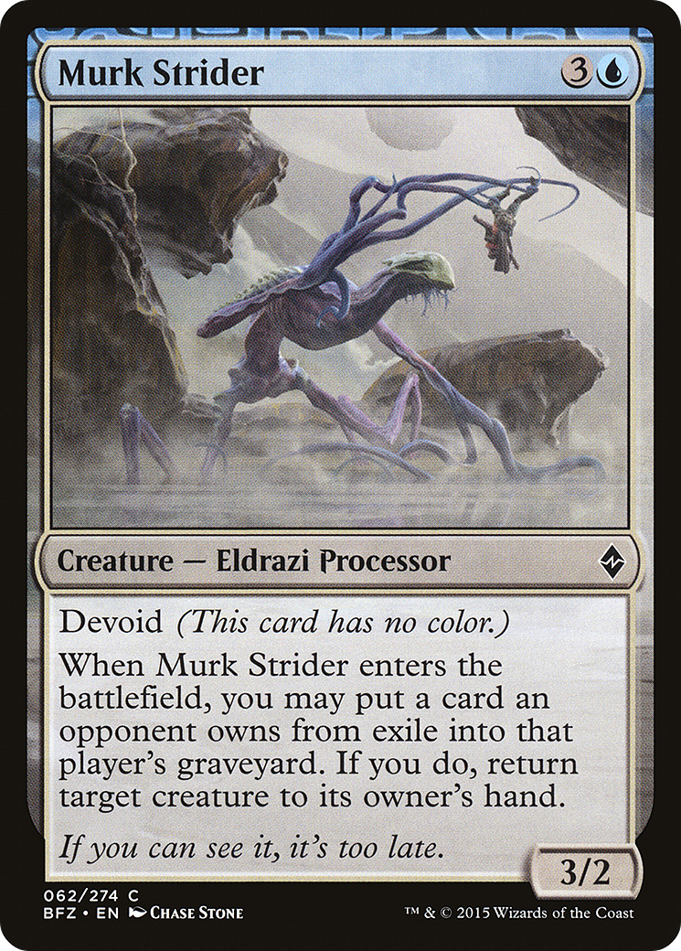 Murk Strider (062) Foil - Battle for Zendikar