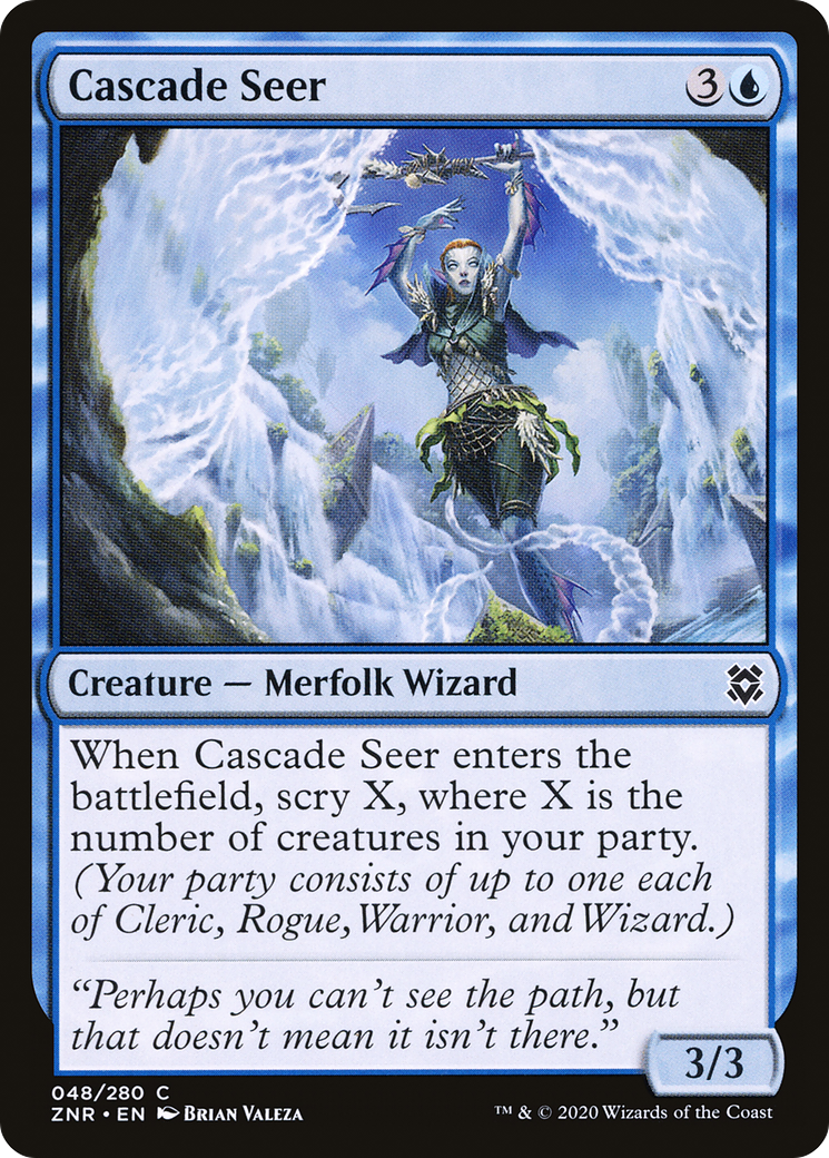 Cascade Seer (048) Foil - Zendikar Rising