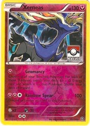 Xerneas - 81/114 (Pokemon League) (81) Reverse Holofoil - League & Championship Cards
