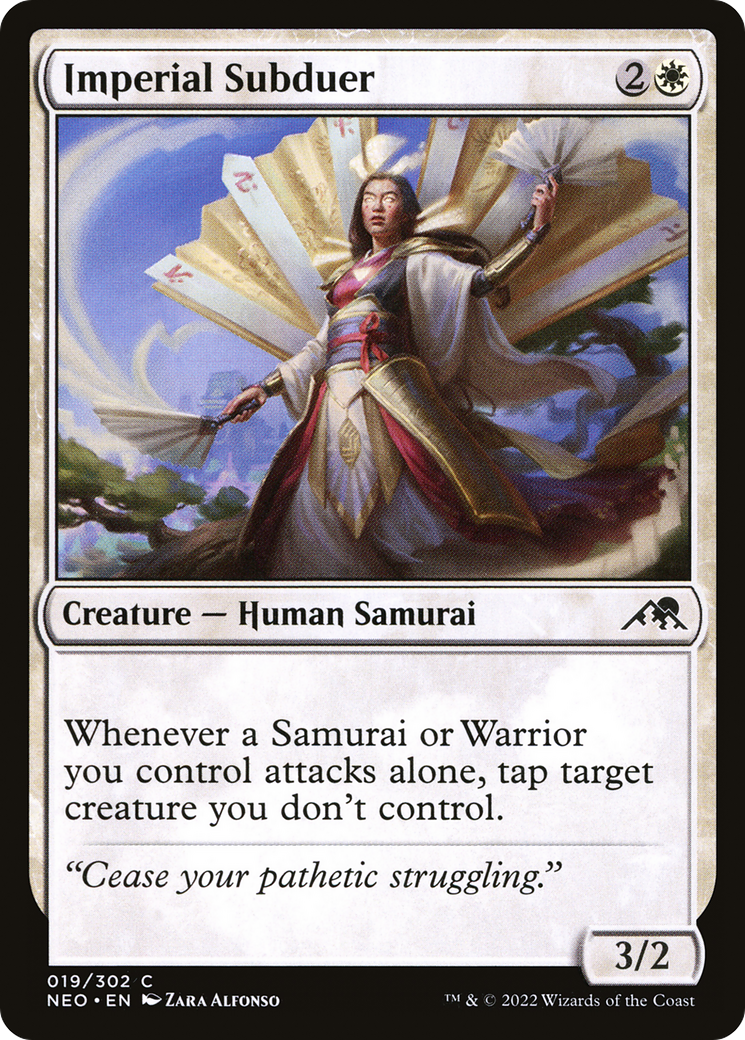 Imperial Subduer (019) Foil - Kamigawa: Neon Dynasty