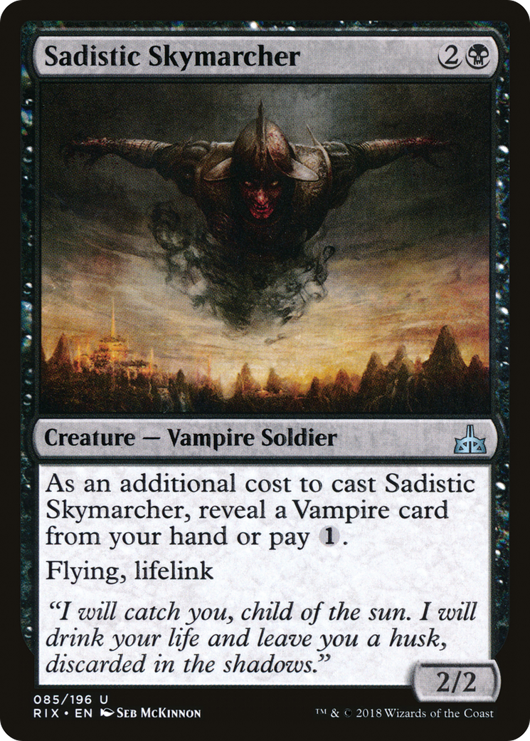 Sadistic Skymarcher (085) Foil - Rivals of Ixalan