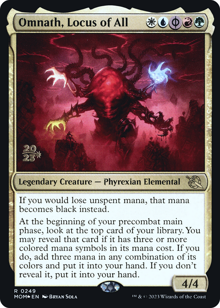 Omnath, Locus of All (249s) Foil - March of the Machine Promos