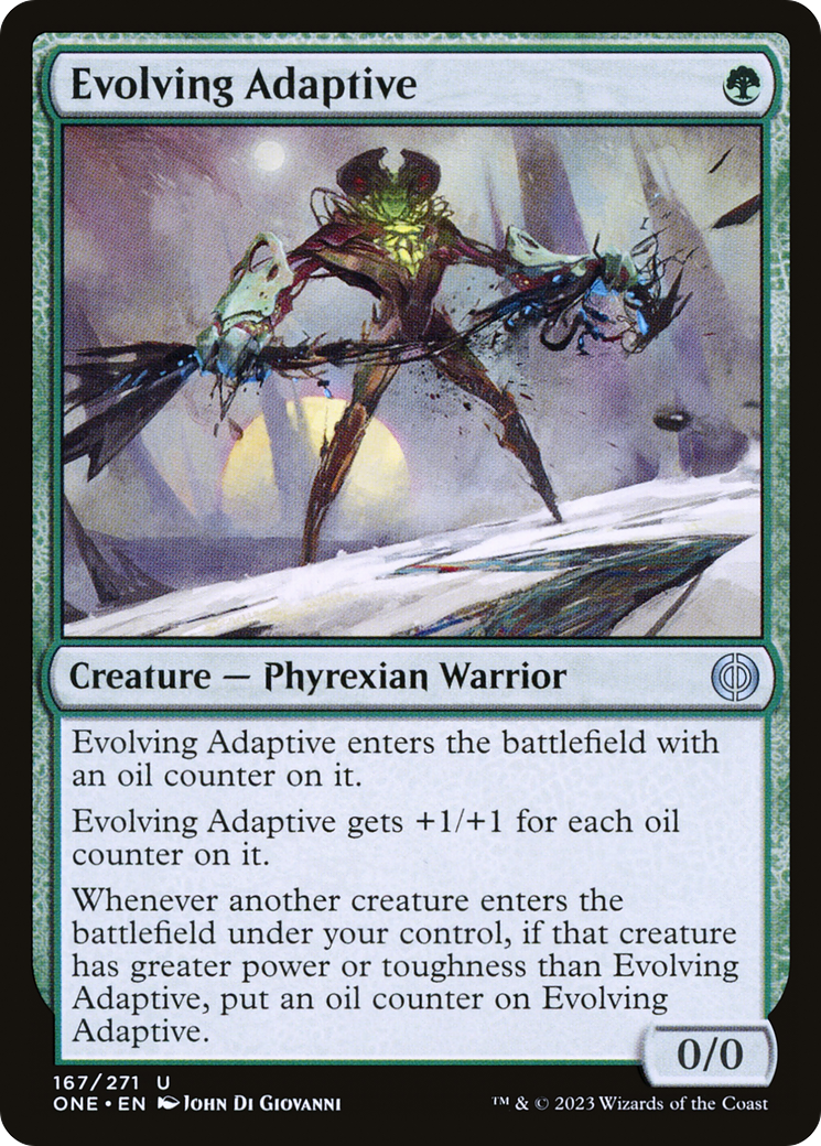 Evolving Adaptive (167) - Phyrexia: All Will Be One