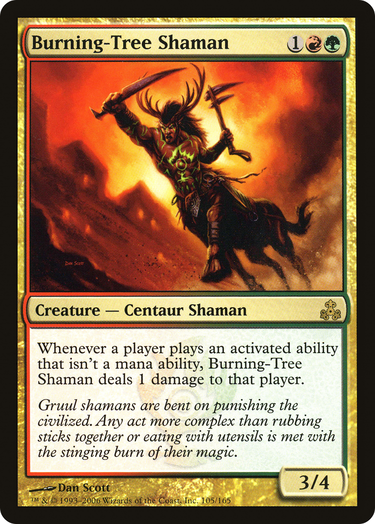 Burning-Tree Shaman (105) - Guildpact