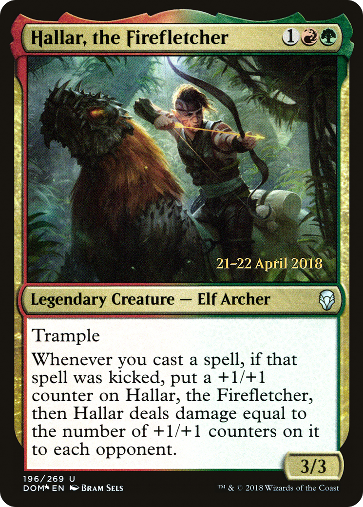 Hallar, the Firefletcher (196) Foil - Dominaria Promos