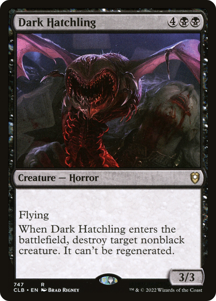 Dark Hatchling (747) - Commander Legends: Battle for Baldur's Gate