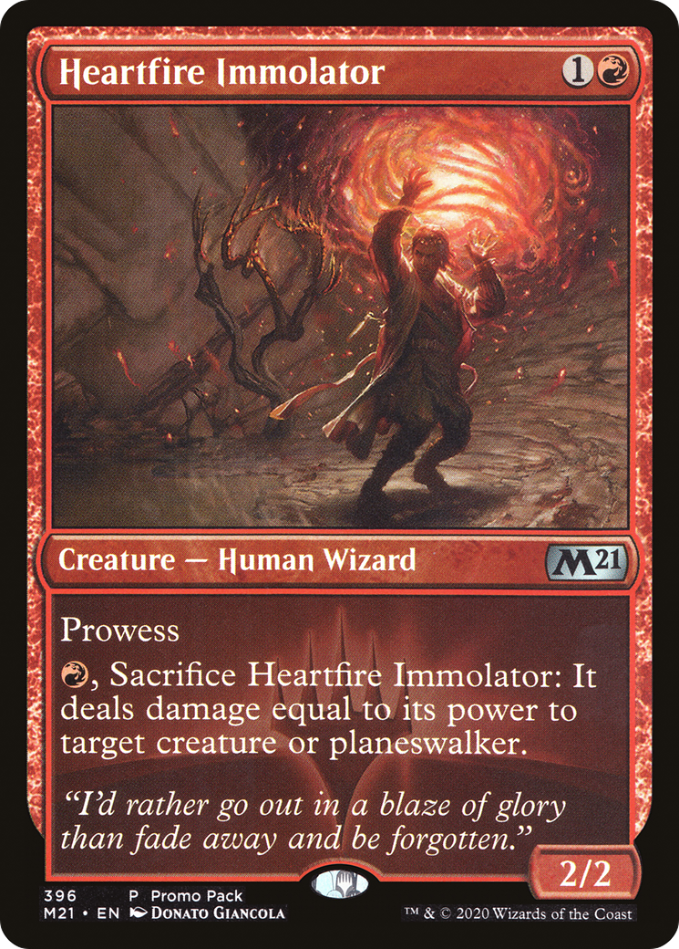 Heartfire Immolator (396) - Core Set 2021