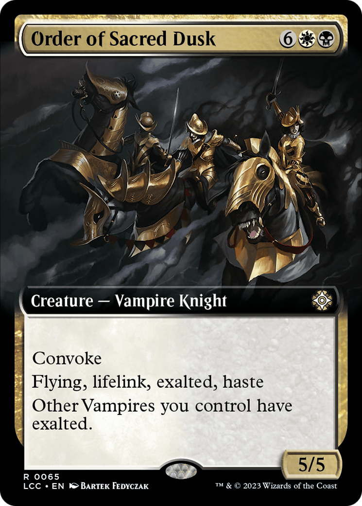 Order of Sacred Dusk (Extended Art) (065) - The Lost Caverns of Ixalan Commander