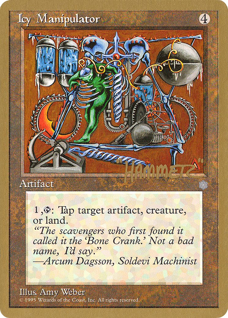 Icy Manipulator - 1996 Shawn "Hammer" Regnier (ICE) - Pro Tour Collector Set