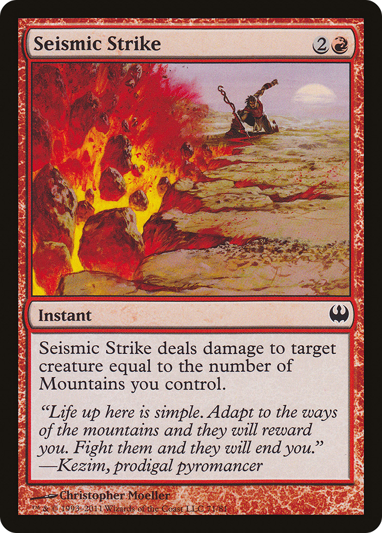 Seismic Strike (071) - Duel Decks: Knights vs. Dragons