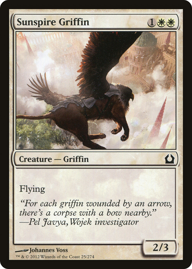 Sunspire Griffin (025) - Return to Ravnica