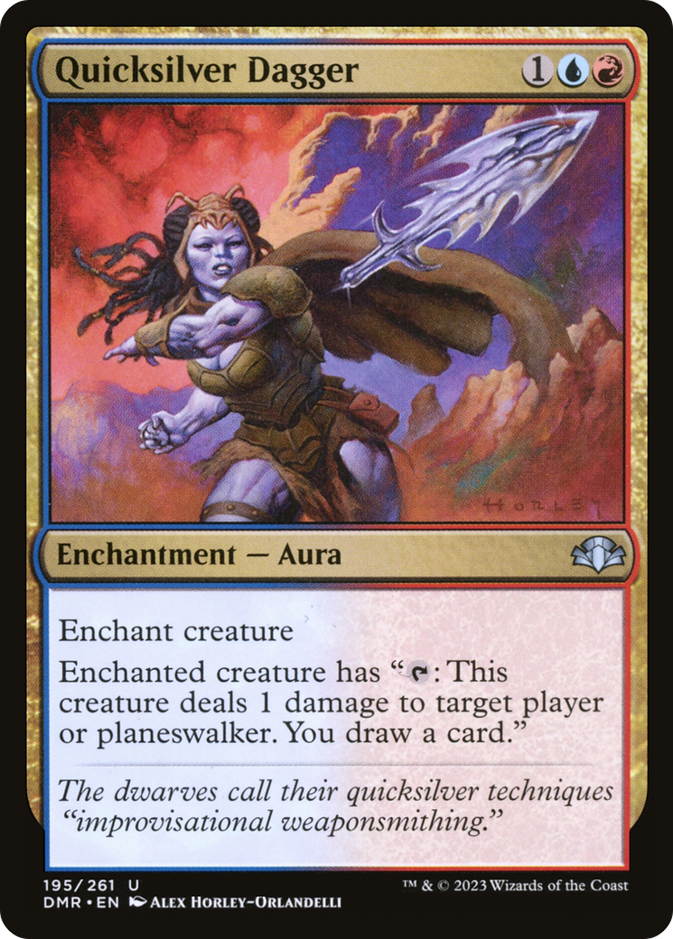 Quicksilver Dagger (195) - Dominaria Remastered