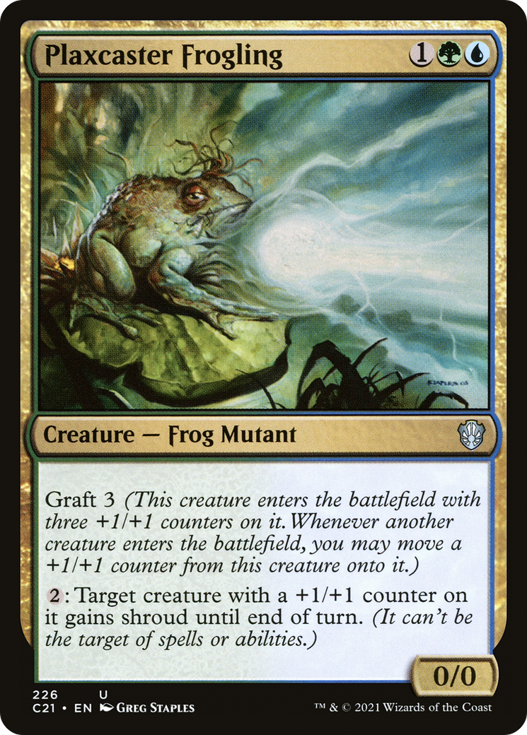Plaxcaster Frogling (226) - Commander 2021