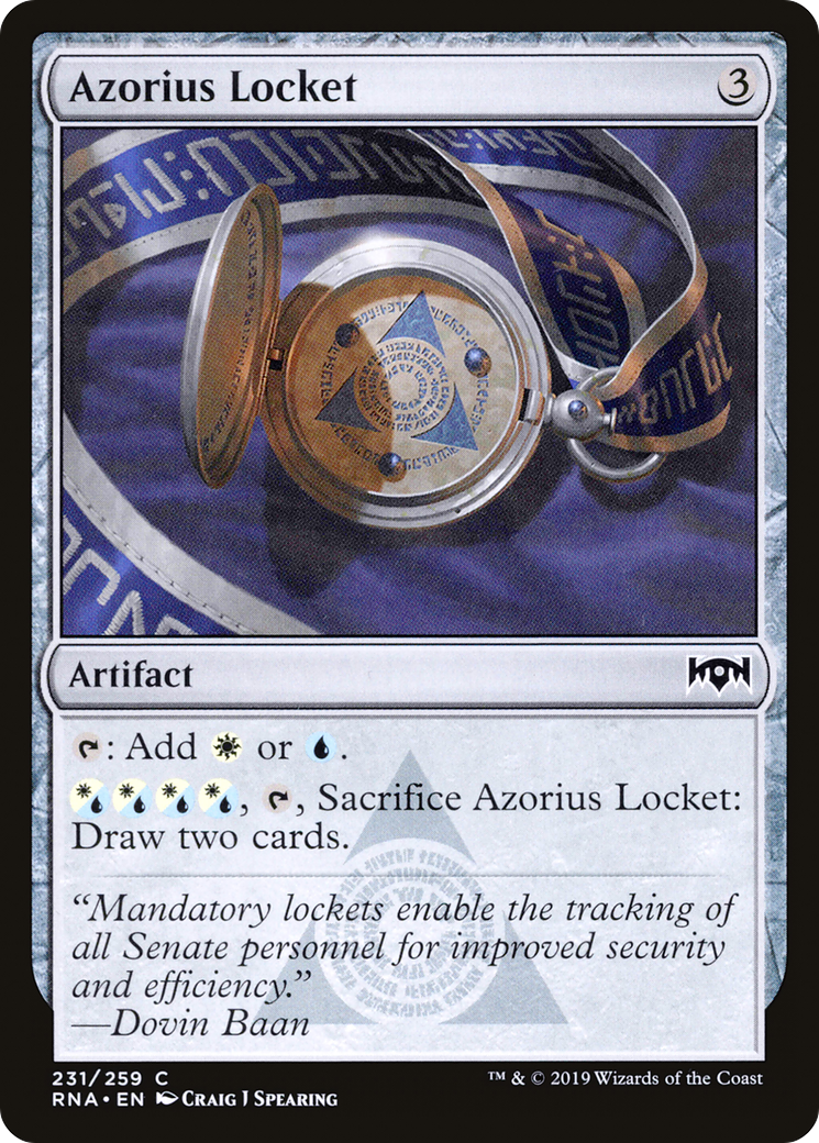 Azorius Locket (231) Foil - Ravnica Allegiance