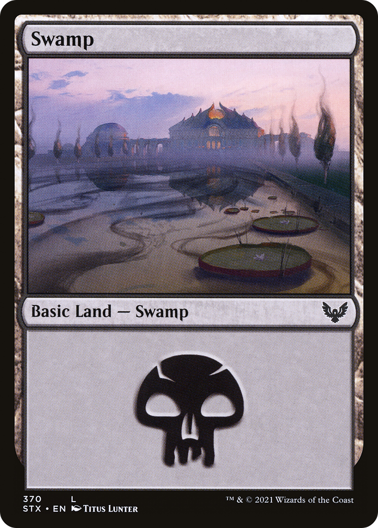 Swamp (370) Foil - Strixhaven: School of Mages