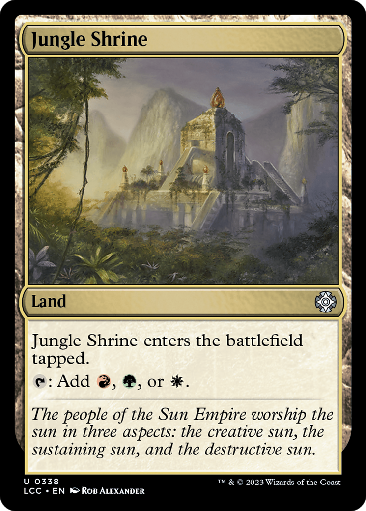 Jungle Shrine (338) - The Lost Caverns of Ixalan Commander