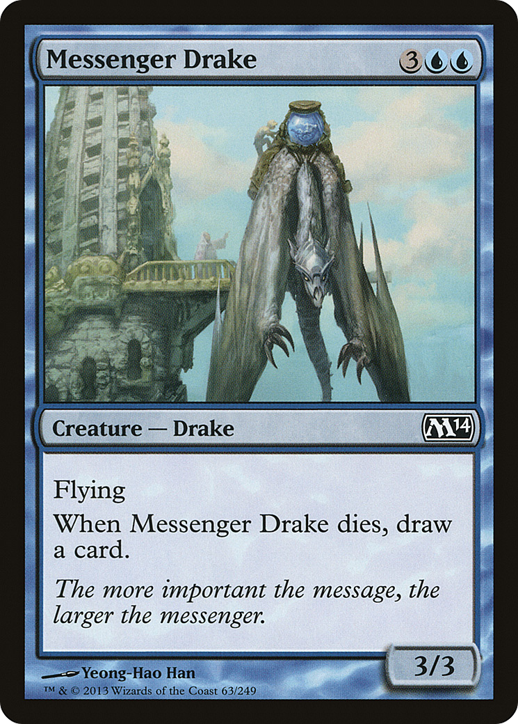 Messenger Drake (063) Foil - Magic 2014