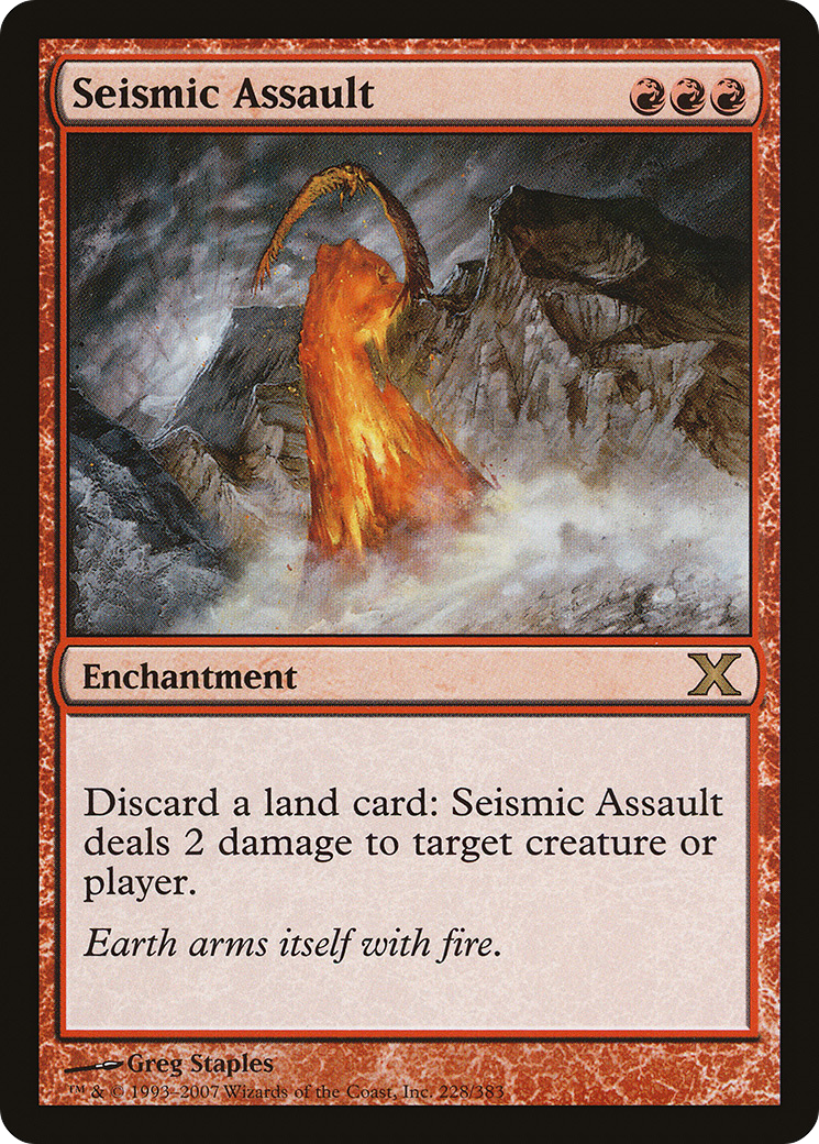 Seismic Assault (228) - Tenth Edition