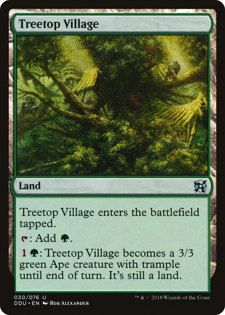 Treetop Village (030) - Duel Decks: Elves vs. Inventors