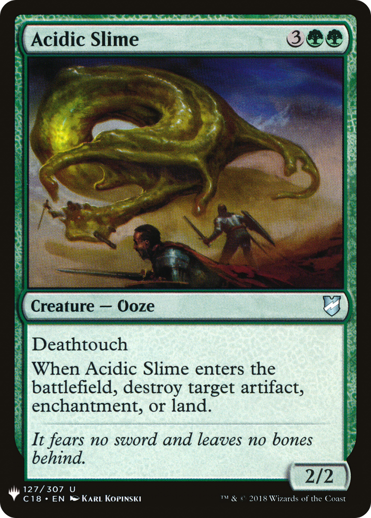 Acidic Slime (127) - The List