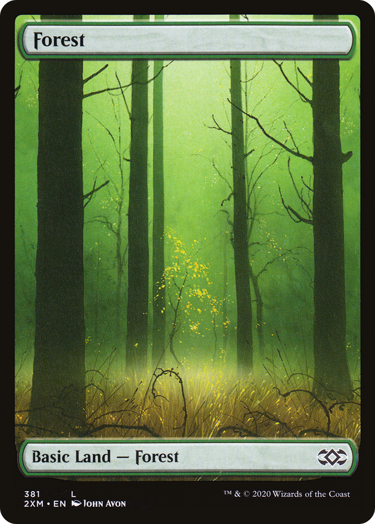 Forest (381) Foil - Double Masters