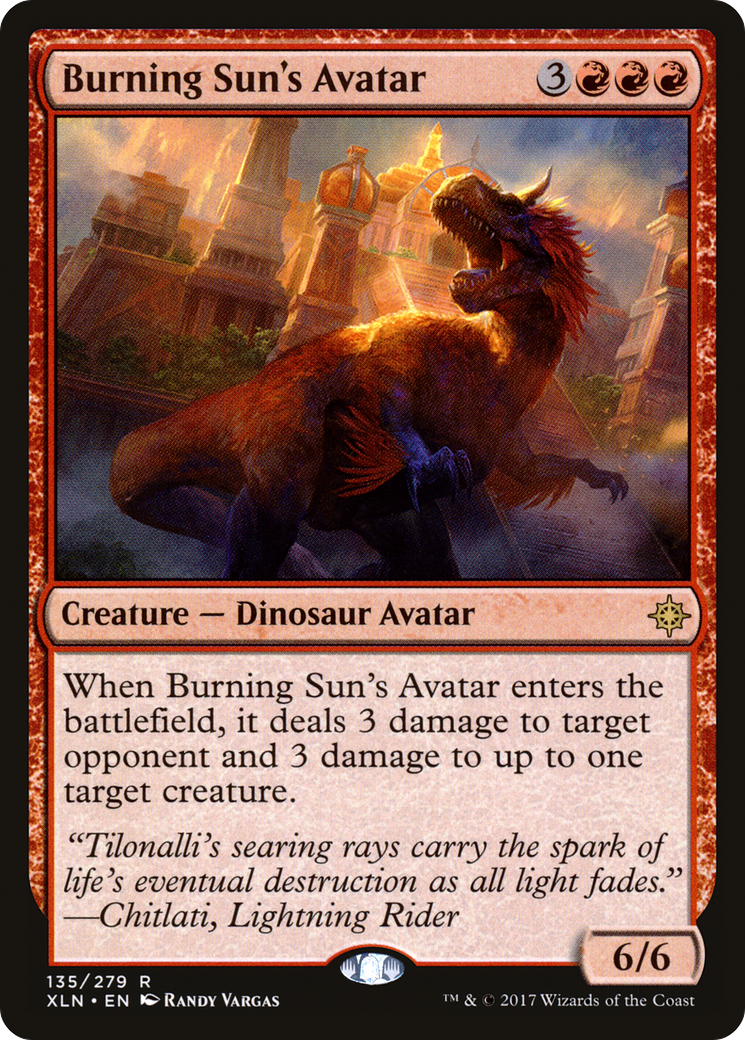 Burning Sun's Avatar (135) Foil - Ixalan