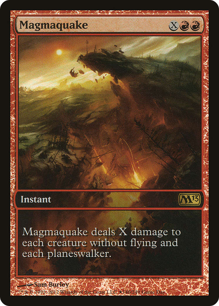 Magmaquake (140★) Foil - Magic 2013 Promos