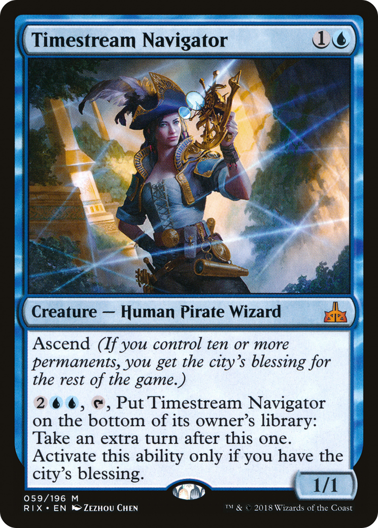 Timestream Navigator (059) Foil - Rivals of Ixalan
