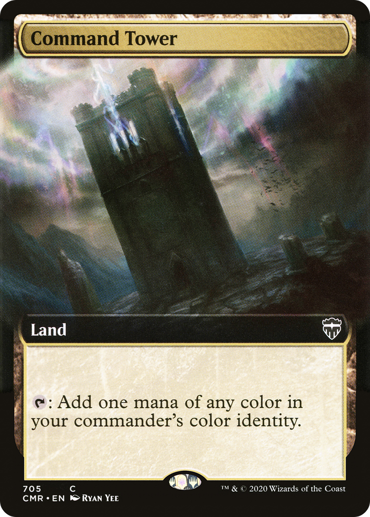 Command Tower (Extended Art) (705) Foil - Commander Legends