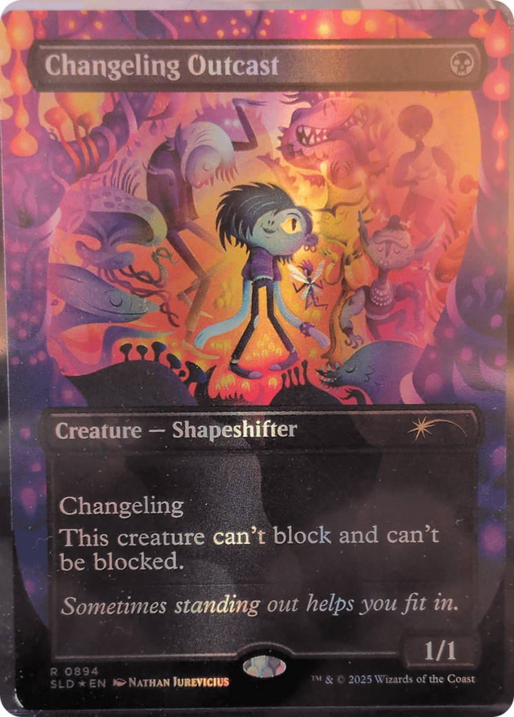 Changeling Outcast (894) Foil - Secret Lair Drop