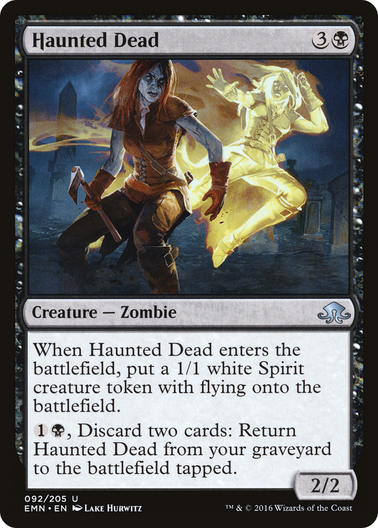 Haunted Dead (092) Foil - Eldritch Moon